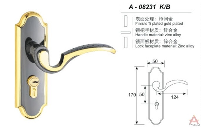 Awesum High Quality Modern Small-size Lock A08231KB