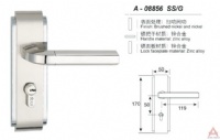 澳森高档小号门锁A08856SSG