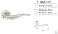 澳森高档卫浴锁K03020SSG