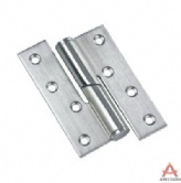 4”x3” stainless steel door hinge lift-off